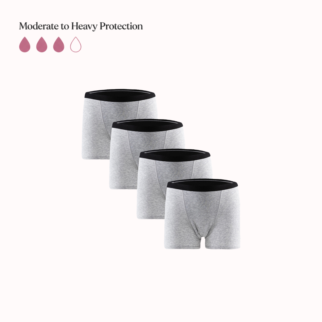 Rosa’s Leakproof Women’s Boxer Shorts (4 Pack)